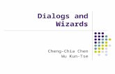 Dialogs and Wizards Cheng-Chia Chen Wu Kun-Tse. Outline Introduction Extending the Preferences Dialog to Add Our Own Tool Options Using Property Pages.