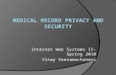 Internet Web Systems II- Spring 2010 Vinay Veeramachaneni.