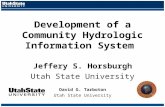 Development of a Community Hydrologic Information System Jeffery S. Horsburgh Utah State University David G. Tarboton Utah State University.