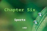 LOGO Chapter Six Sports.  Company Logo  Sports play an important part in the life of the Englishmen and is a popular leisure activity.