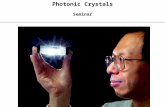 Photonic Crystals Seminar. pho·ton The quantum of electromagnetic energy, regarded as a discrete particle having zero mass, no electric charge, and an.