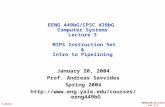 EENG449b/Savvides Lec 3.1 1/20/04 January 20, 2004 Prof. Andreas Savvides Spring 2004  EENG 449bG/CPSC 439bG Computer.