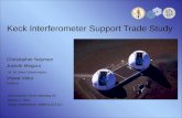 Keck Interferometer Support Trade Study Christopher Neyman Junichi Meguro W. M. Keck Observatory Viswa Velur Caltech Keck NGAO Team Meeting #5 March 7,