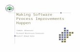 Making Software Process Improvements Happen Jimmie Johansson Richard Berntsson-Svensson Kashif Ahmed Kahn.