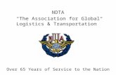 NDTA “The Association for Global Logistics & Transportation” 1944 2011 Over 65 Years of Service to the Nation.