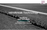 Windbreak Technology Provided by: John Harrington joharrin@nmsu.edu Mora Research Center New Mexico State University.