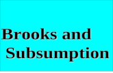 Brooks and Subsumption. Intelligent Robot Systems Knowledge Actuators Planning and control Perception Sensors World Basic level control AI control Supervision.