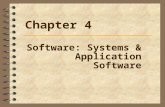 Software: Systems & Application Software Chapter 4.