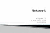 Haoyuan Li CS 6410 Fall 2009 10/15/2009.  U-Net: A User-Level Network Interface for Parallel and Distributed Computing ◦ Thorsten von Eicken, Anindya.