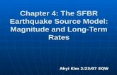 Chapter 4: The SFBR Earthquake Source Model: Magnitude and Long-Term Rates Ahyi Kim 2/23/07 EQW.