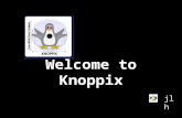 Welcome to Knoppix jlh to Boot Knoppix from CD 1.Put CD in drive 2.Shut down computer 3.Start (boot up) computer.