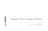 Supply Chain Design Problem Tuukka Puranen Postgraduate Seminar in Information Technology Wednesday, March 26, 2009.