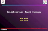Collaboration Board Summary Alan Bross MICE CM 26.