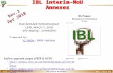 IBL interim-MoU Annexes G. Darbo – INFN / Genova PEIB, 1 March 2010 o IBL interim-MoU Annexes Pixel Extended Institution Board CERN, March 1 st, 2010 NCP.