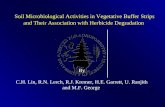 Soil Microbiological Activities in Vegetative Buffer Strips and Their Association with Herbicide Degradation By C.H. Lin, R.N. Lerch, R.J. Kremer, H.E.
