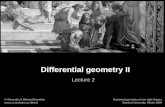 1 Numerical geometry of non-rigid shapes Differential geometry Differential geometry II Lecture 2 © Alexander & Michael Bronstein tosca.cs.technion.ac.il/book.