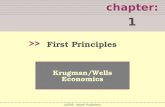 Chapter: 1 >> Krugman/Wells Economics ©2009  Worth Publishers First Principles.