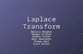 Laplace Transform Melissa Meagher Meagan Pitluck Nathan Cutler Matt Abernethy Thomas Noel Scott Drotar.