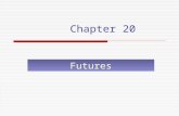 Chapter 20 Futures.  Describe the structure of futures markets.  Outline how futures work and what types of investors participate in futures markets.