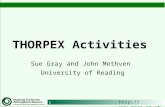 Http:// THORPEX Activities 1 Sue Gray and John Methven University of Reading.