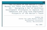 The Collapse of the Nation’s Labor Market for Teens and Young Adults (20-24): Designing A Set of Workforce Development Strategies to Improve the Immediate.