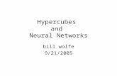 Hypercubes and Neural Networks bill wolfe 9/21/2005.