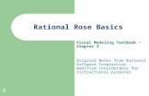 1 Rational Rose Basics Visual Modeling Textbook – Chapter 3 Original Notes from Rational Software Corporation – modified considerably for instructional.