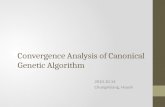 Convergence Analysis of Canonical Genetic Algorithm 2010.10.14 ChungHsiang, Hsueh.