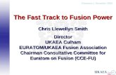 Vilamoura 1 November 2004 The Fast Track to Fusion Power Chris Llewellyn Smith Director UKAEA Culham EURATOM/UKAEA Fusion Association Chairman Consultative.