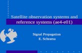 Satellite observation systems and reference systems (ae4-e01) Signal Propagation E. Schrama.