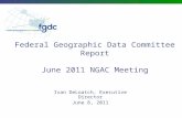 Federal Geographic Data Committee Report June 2011 NGAC Meeting Ivan DeLoatch, Executive Director June 8, 2011.