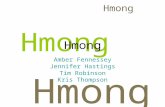 Hmong Amber Fennessey Jennifer Hastings Tim Robinson Kris Thompson.