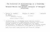The Evolution of Biotechnology as a Knowledge Industry: Network Movies and Dynamic Analyses of Emergent Structure Walter W. Powell Douglas R. White Kenneth.