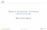 Chair of Software Engineering OOSC - Lecture 21 1 Object-Oriented Software Construction Bertrand Meyer.