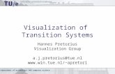 department of mathematics and computer science Visualization of Transition Systems Hannes Pretorius Visualization Group a.j.pretorius@tue.nl apretori.