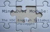 Mind Over Module: The HSC English Syllabus ‘Unplugged’
