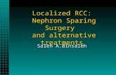 Localized RCC: Nephron Sparing Surgery and alternative treatments Saleh A.Binsaleh.