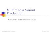 UFCEXR-20-1Multimedia Sound Production Notes of the Treble and Bass Staves.