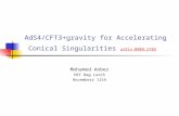 AdS4/CFT3+gravity for Accelerating Conical Singularities arXiv:0809.2789 arXiv:0809.2789 Mohamed Anber HET Bag Lunch Novemberr 12th.