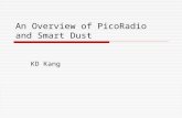 An Overview of PicoRadio and Smart Dust KD Kang. PicoRadio  Sensor networks collect and disseminate wide ranges of environmental data  Size, weight,