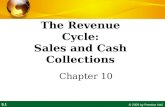 5.1 © 2009 by Prentice Hall The Revenue Cycle: Sales and Cash Collections Chapter 10.