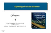 Chapter 4-1 Examining the Income Statement Examining the Income Statement Chapter4 Intermediate Accounting 12th Edition Kieso, Weygandt, and Warfield.
