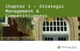 1-1 Chapter 1 – Strategic Management & Competitiveness.
