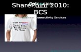 SharePoint 2010: BCS  m Business Connectivity Services.