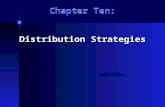 Chapter Ten: Distribution Strategies. Chapter Objectives Identify the different channel functions and dimensions.Identify the different channel functions.