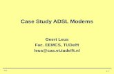 P. 1 DSP Case Study ADSL Modems Geert Leus Fac. EEMCS, TUDelft leus@cas.et.tudelft.nl.
