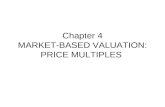 Chapter 4 MARKET-BASED VALUATION: PRICE MULTIPLES.