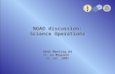 NGAO discussion: Science Operations NGAO Meeting #4 D. Le Mignant 22 Jan. 2007.