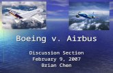 Boeing v. Airbus Discussion Section February 9, 2007 Brian Chen.