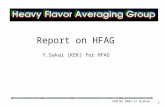 CKM WS 2003 at Durham 1 Report on HFAG Y.Sakai (KEK) for HFAG.